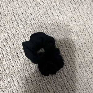 Classic Black Velvet Scrunchie Set - Women Accessories